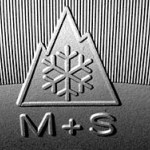 Маркировка всесезонной шины - снежинка в горе и M+S